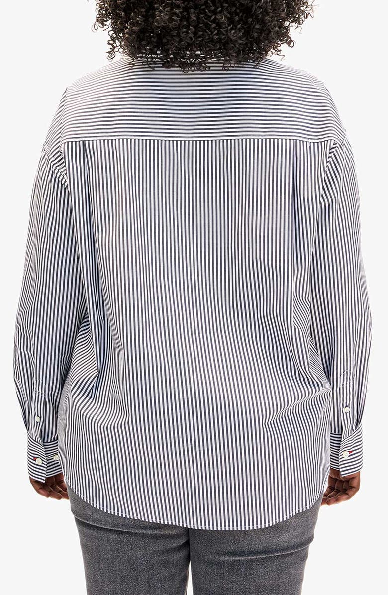 Clare V. Emilette Oversize Button-Up Shirt, Alternate, color, 