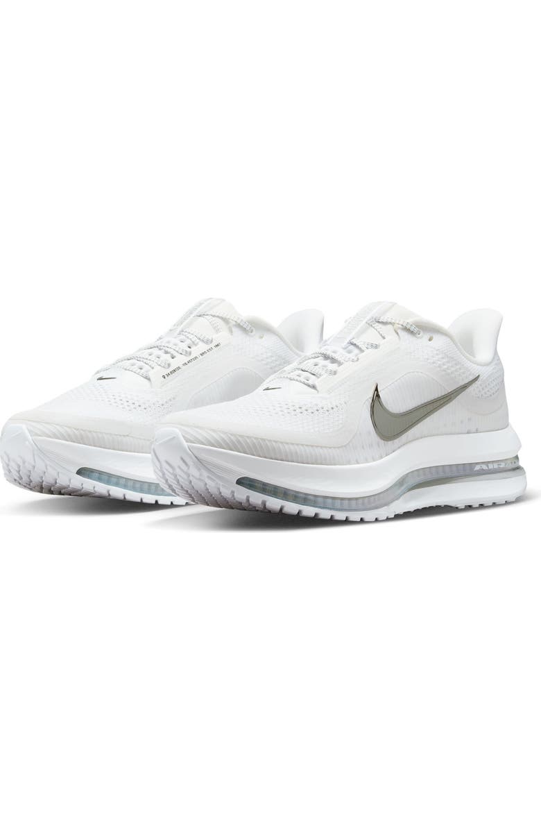 Nike Air Zoom Pegasus Premium Running Shoe, Main, color, 102 White/M Silv
