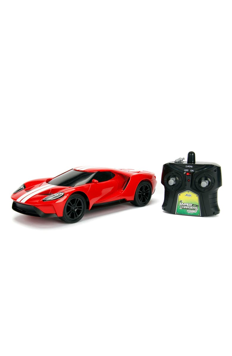 JADA Hyperchargers 1/16th Big Time Muscle Rc, 2017 Ford Gt, Main, color, Multicolored