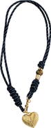 MacRae & Co. Emmy Roped Heart Pendant Necklace