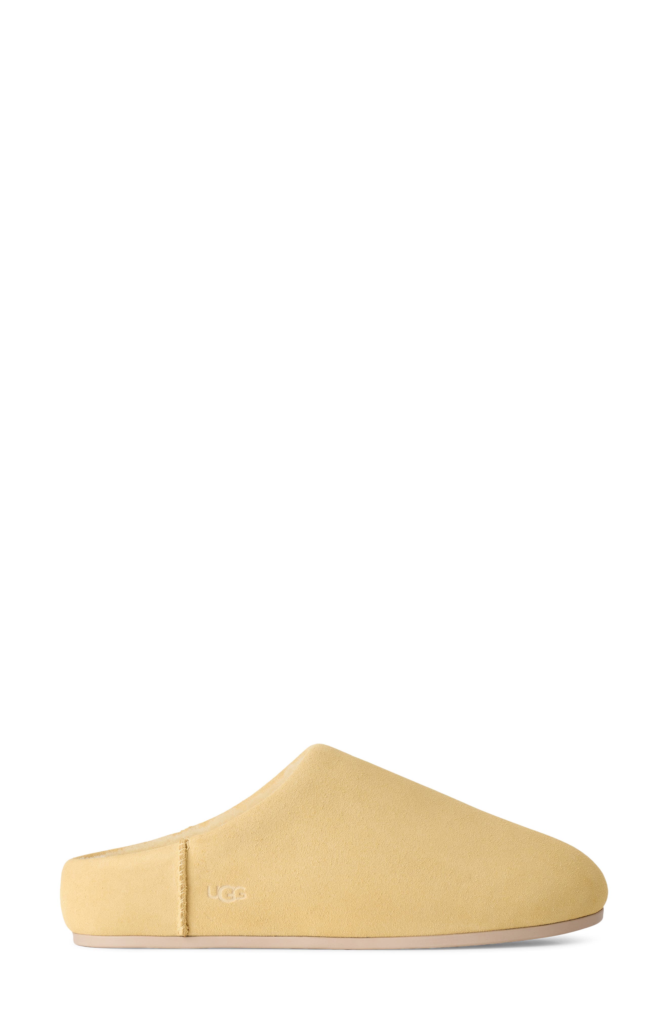 Elea Waterproof Suede Slipper, Alternate, color, MUTED MUSTARD