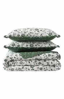 Laura Ashley Miranda Floral Cotton Quilt & Sham Set