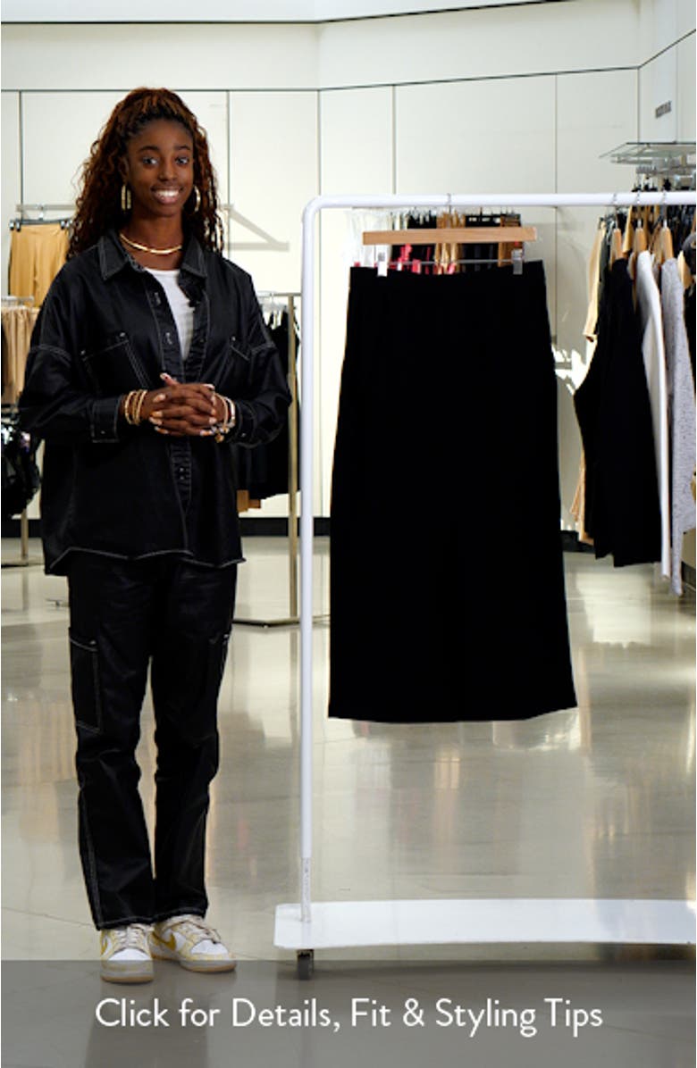 Front Slit Maxi Skirt, sales video thumbnail