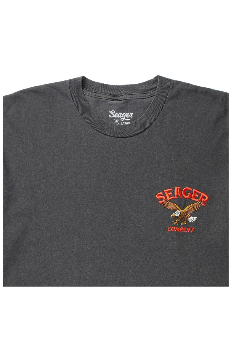 Premium Bradley Embroidered Cotton T-Shirt, Alternate, color, PIGMENT BLACK