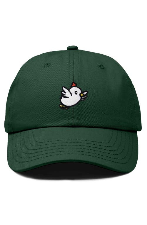 DALIX DALIX CHICKEN EMBROIDERED COTTON CAP