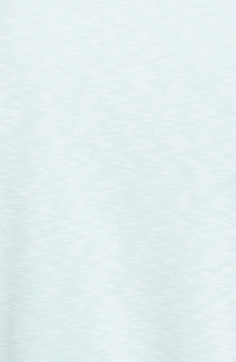 Johnston & Murphy Short Sleeve Slub Knit Polo, Alternate, color, Mint