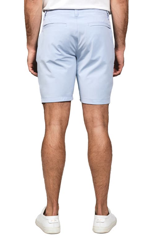 7 Diamonds Catalina 8-inch Flat Front Stretch Shorts In Blue