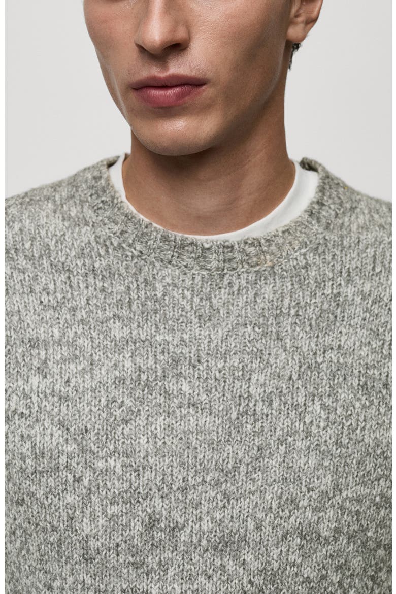 Wool Blend Sweater, Alternate, color, LIGHT HEATHER GREY