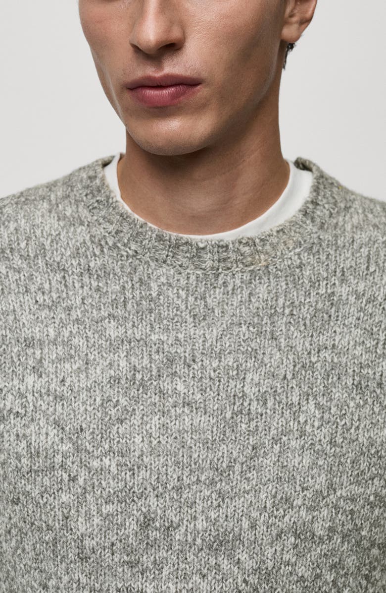 MANGO Wool Blend Sweater, Alternate, color, 