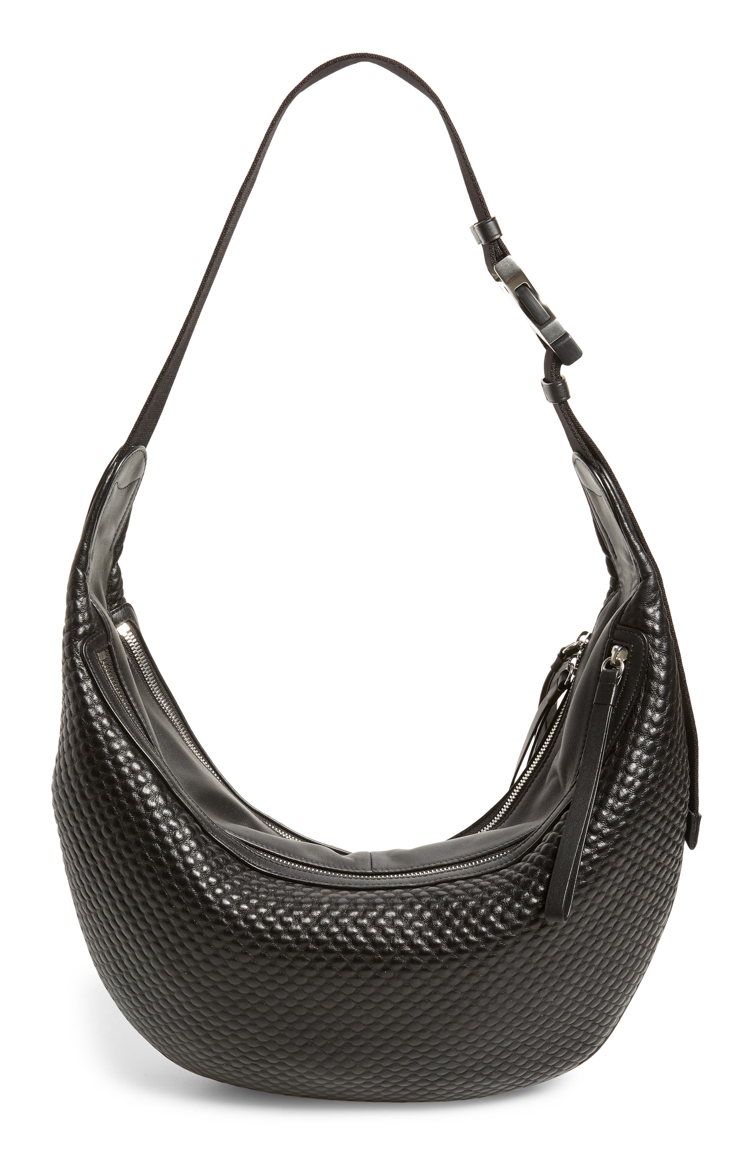 rag & bone Riser Leather Hobo, Alternate, color, 
