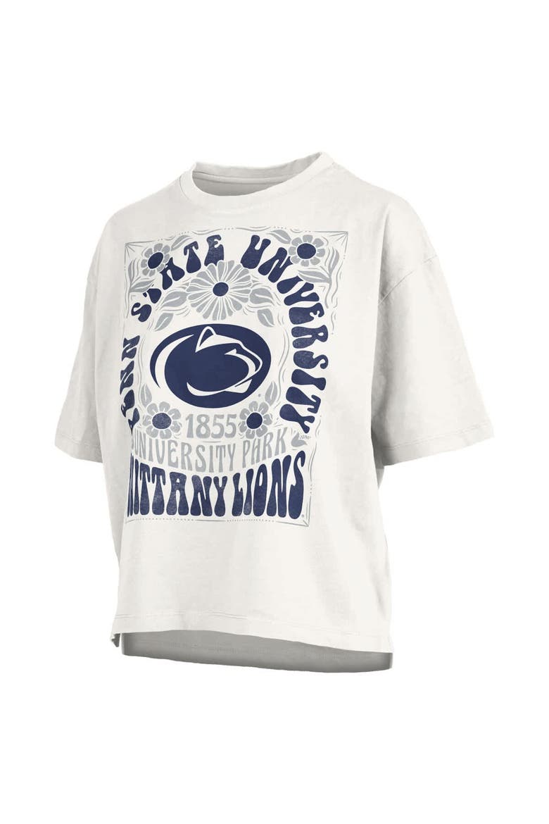 Women's Pressbox White Penn State Nittany Lions Harmony Oversized T-Shirt, Alternate, color, White