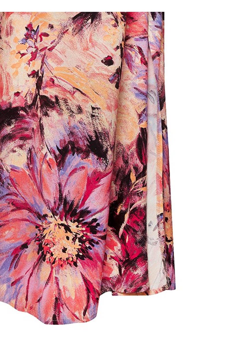 LASCANA Women's Flowy Floral Maxi Skirt, Alternate, color, Pink-Printed