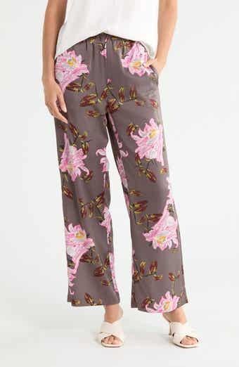 Flat Front Wide Leg Pants