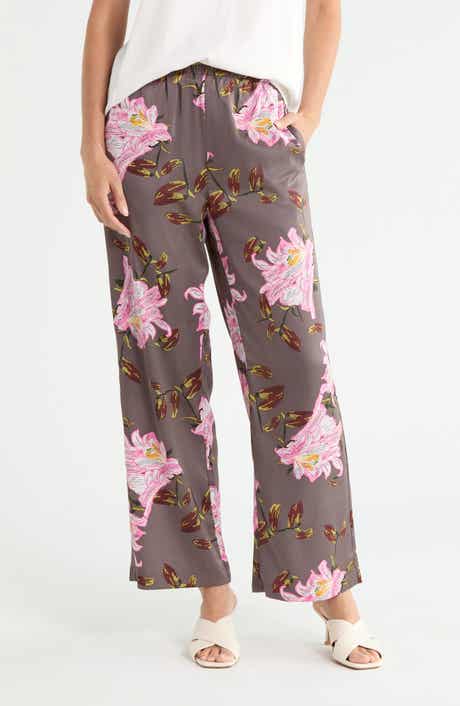 Flat Front Wide Leg Pants