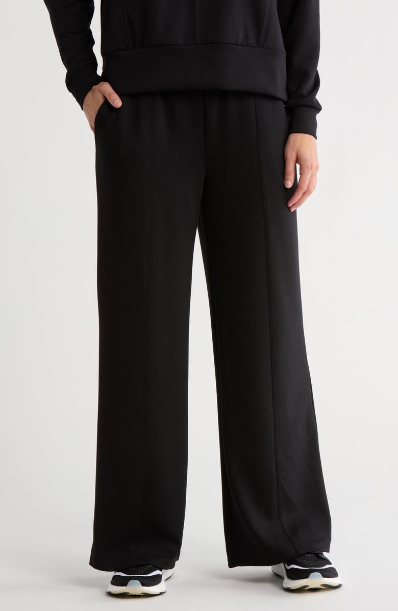 MARIKA Sage Wide Leg Sweatpants, Main, color, Black