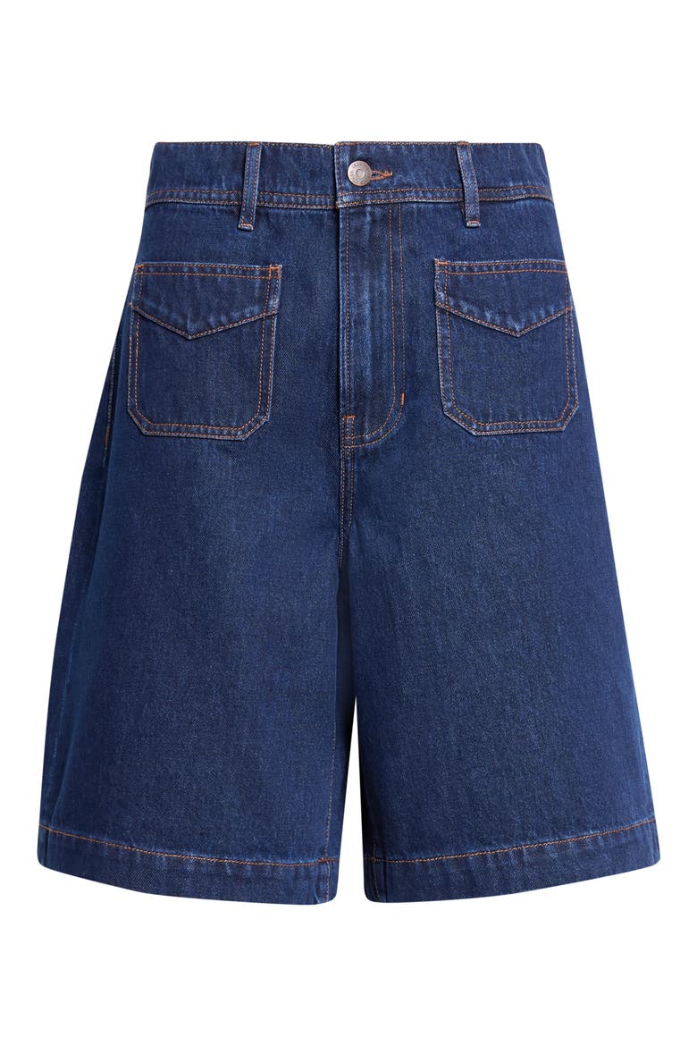 Carter Patch Pocket Denim Shorts, Main, color, INDIGO RINSE