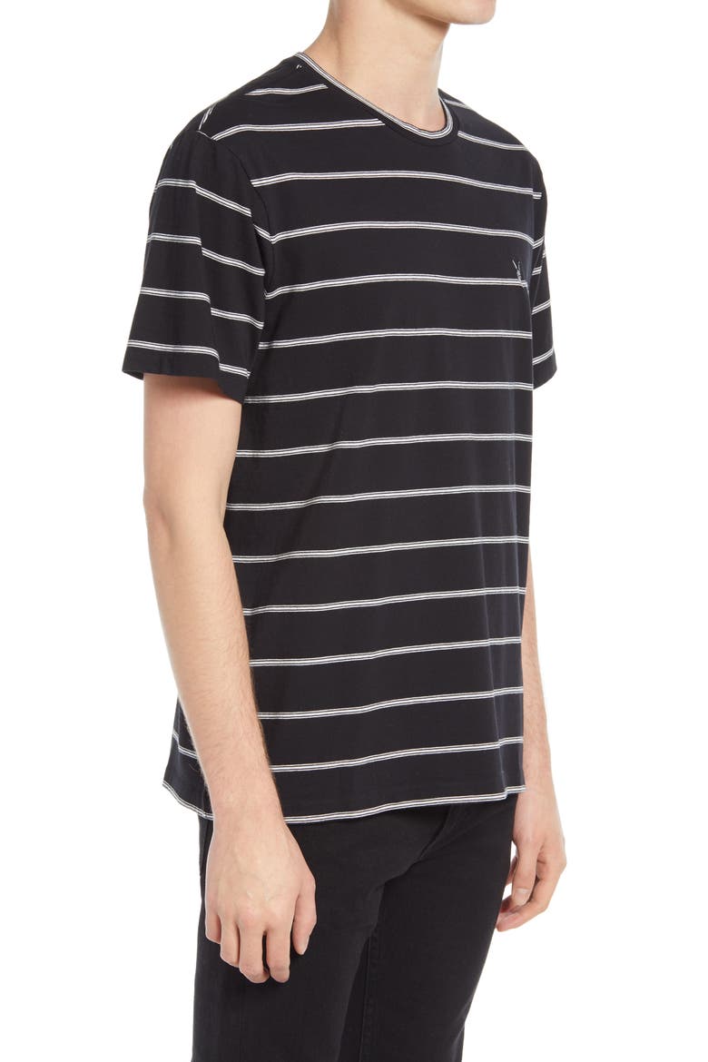 Louis Stripe T-Shirt, Alternate, color, BLACK