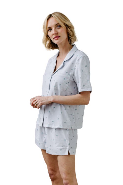 NOON NOON STRETCH COTTON SHORT PAJAMA SET