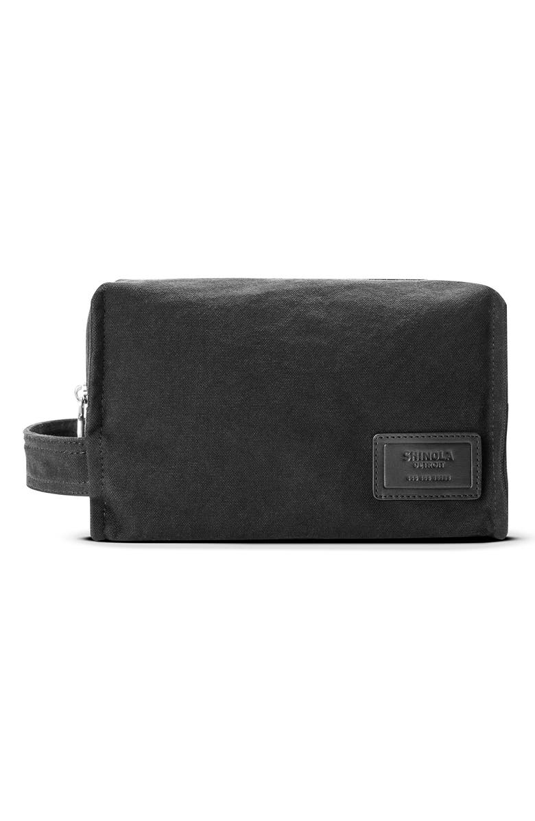 Shinola Bert Canvas Dopp Kit, Main, color,