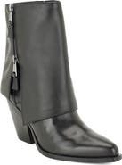 Nine West Umberto Pointed Toe Leather Bootie