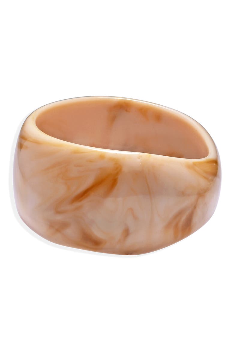 Set of 3 Molten Cream Bracelets, Alternate, color, GOLD