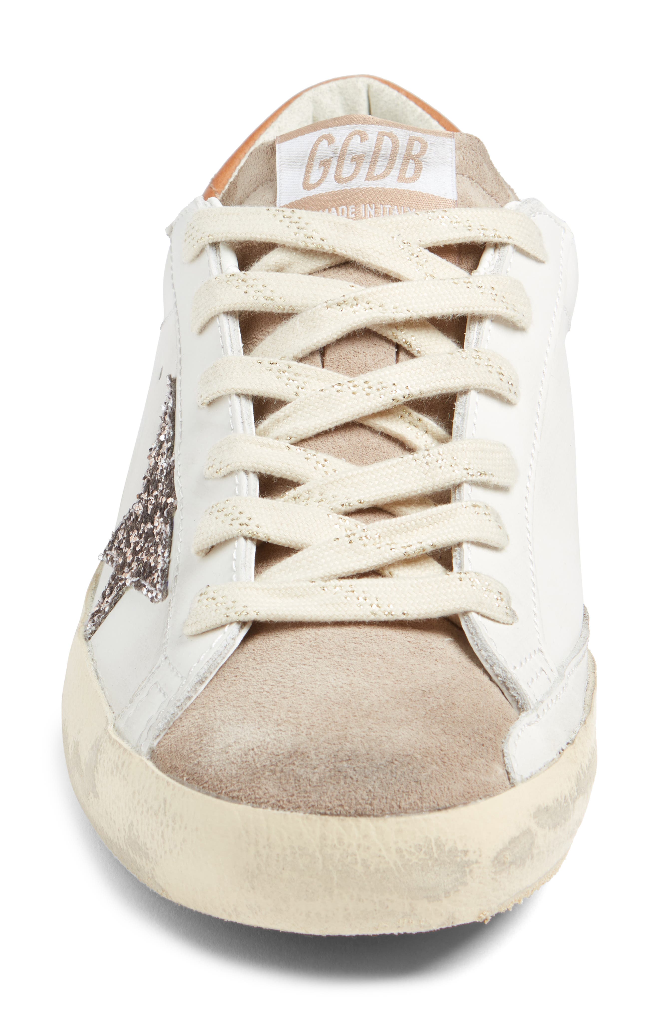 Golden Goose Super Star Sneaker, Alternate, color, White/ Beige/ Cinder/ Brown