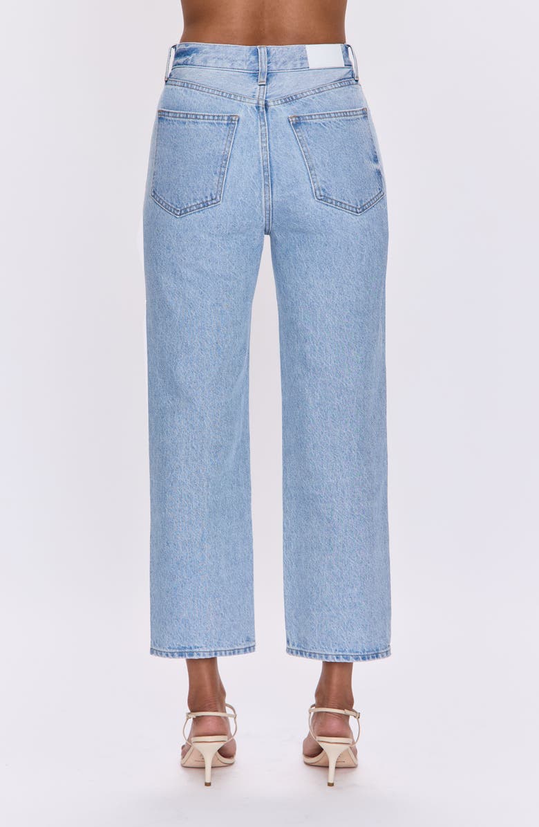 Pistola Cassie High Waist Crop Straight Leg Jeans, Alternate, color, Radiant