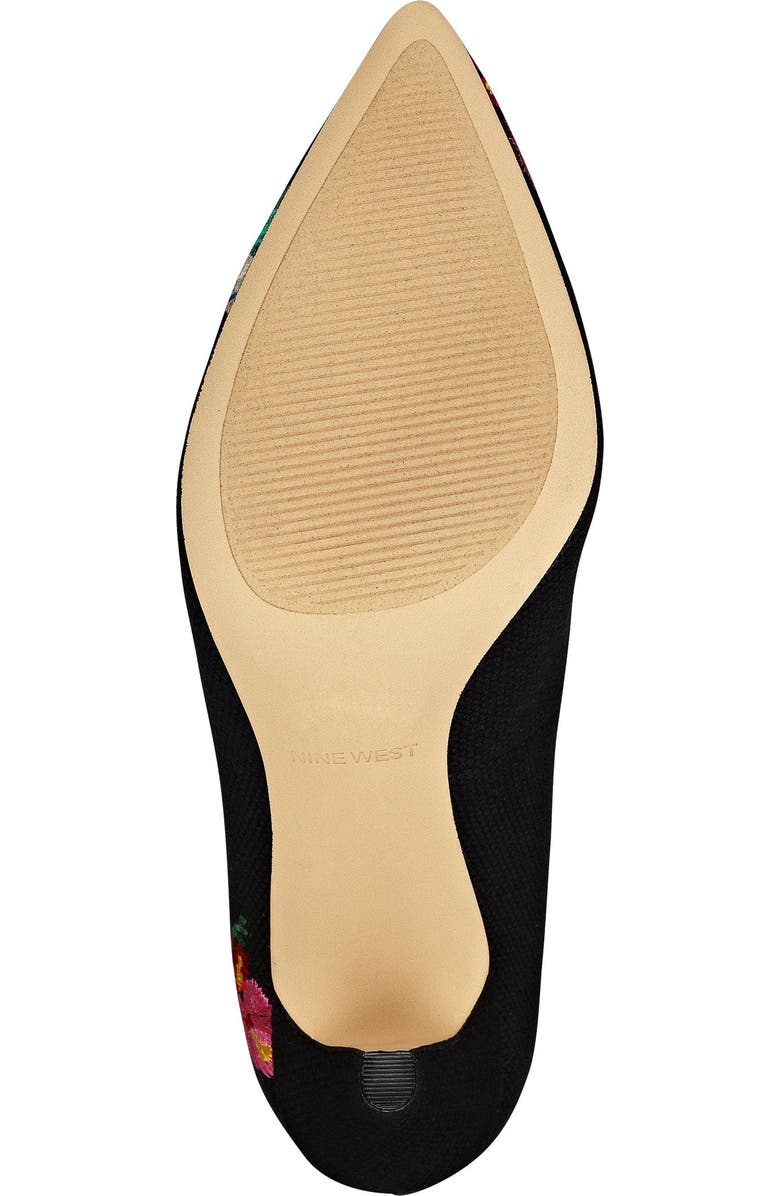 Nine West Flax Embroidered Pump, Alternate, color,