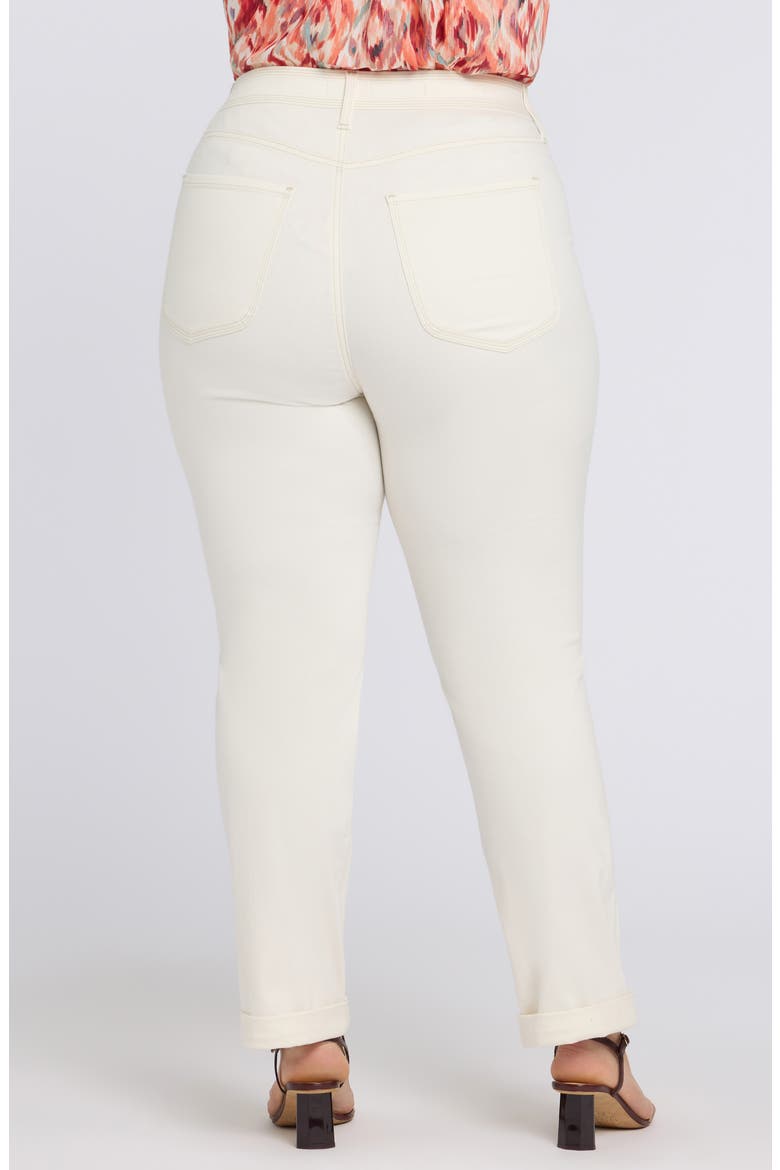 Marilyn Triple Stitch High Waist Straight Leg Jeans, Alternate, color, VINTAGE WHITE