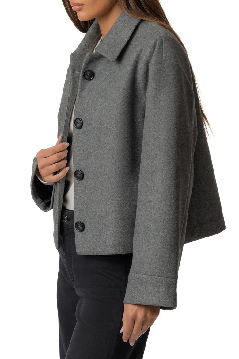 Brushed Jacket, Alternate, color, CHARCOAL