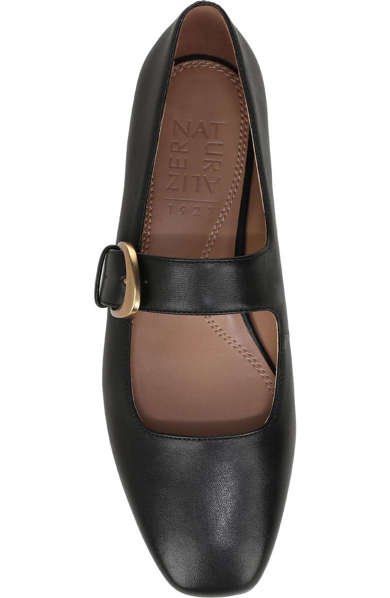 Naturalizer Cosmic Mary Jane Flat, Alternate, color, Black Leather