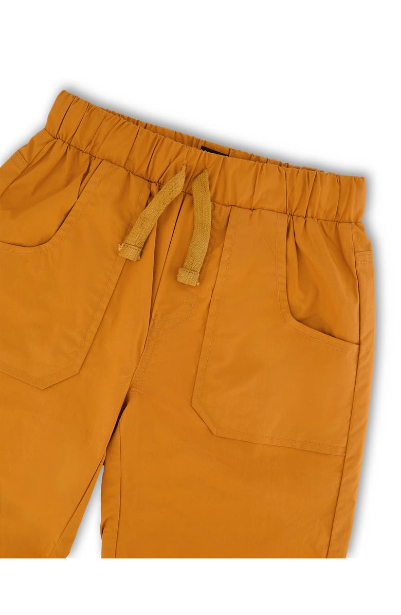 Deux par Deux Parachute Jogger with Patch Pockets, Alternate, color, Brown Sugar