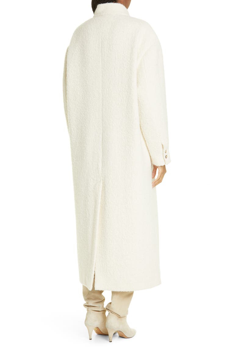 Sabine Long Coat, Alternate, color, ECRU