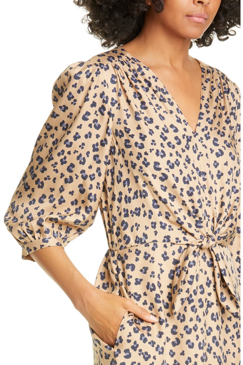 Cheetah Print Dress, Alternate, color, CAPPUCCINO COMBO