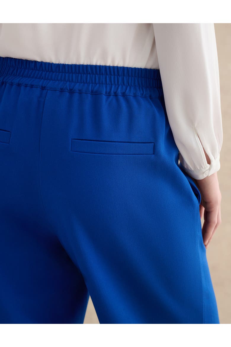 Martine Relaxed Tailored Trousers, Alternate, color, True Blue