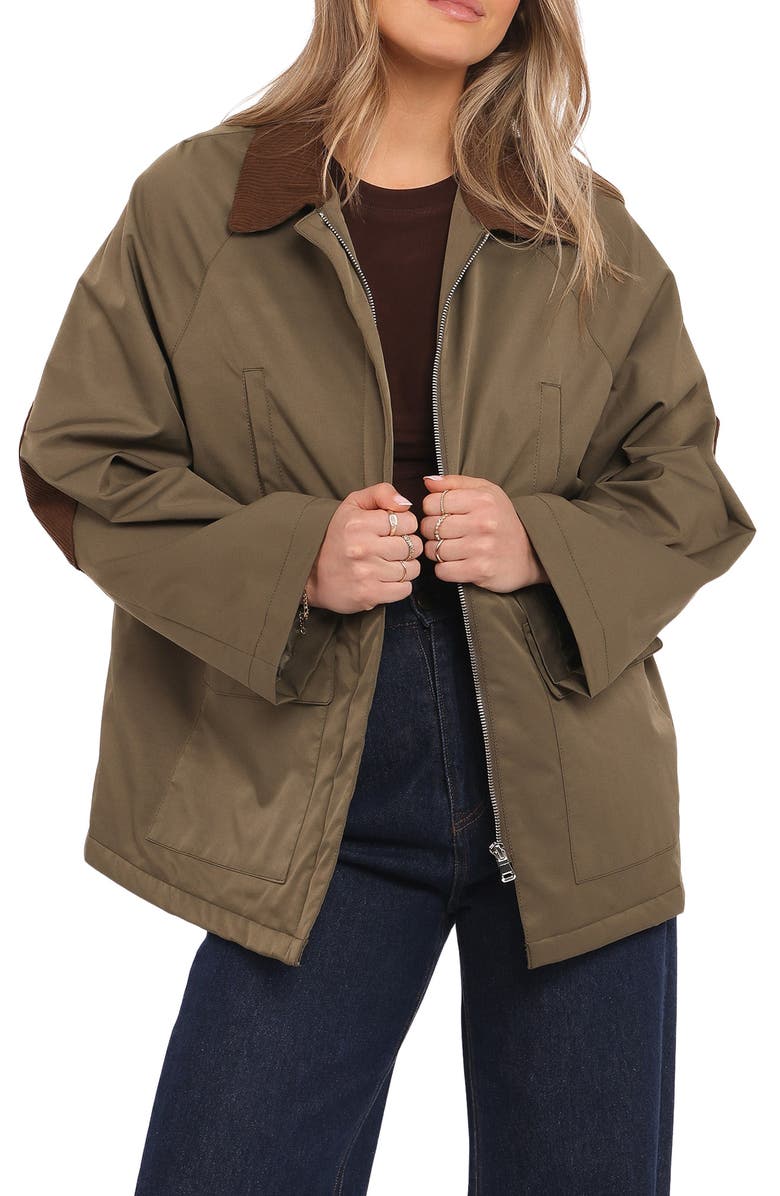 Petal & Pup Hartley Barn Jacket, Main, color, Olive