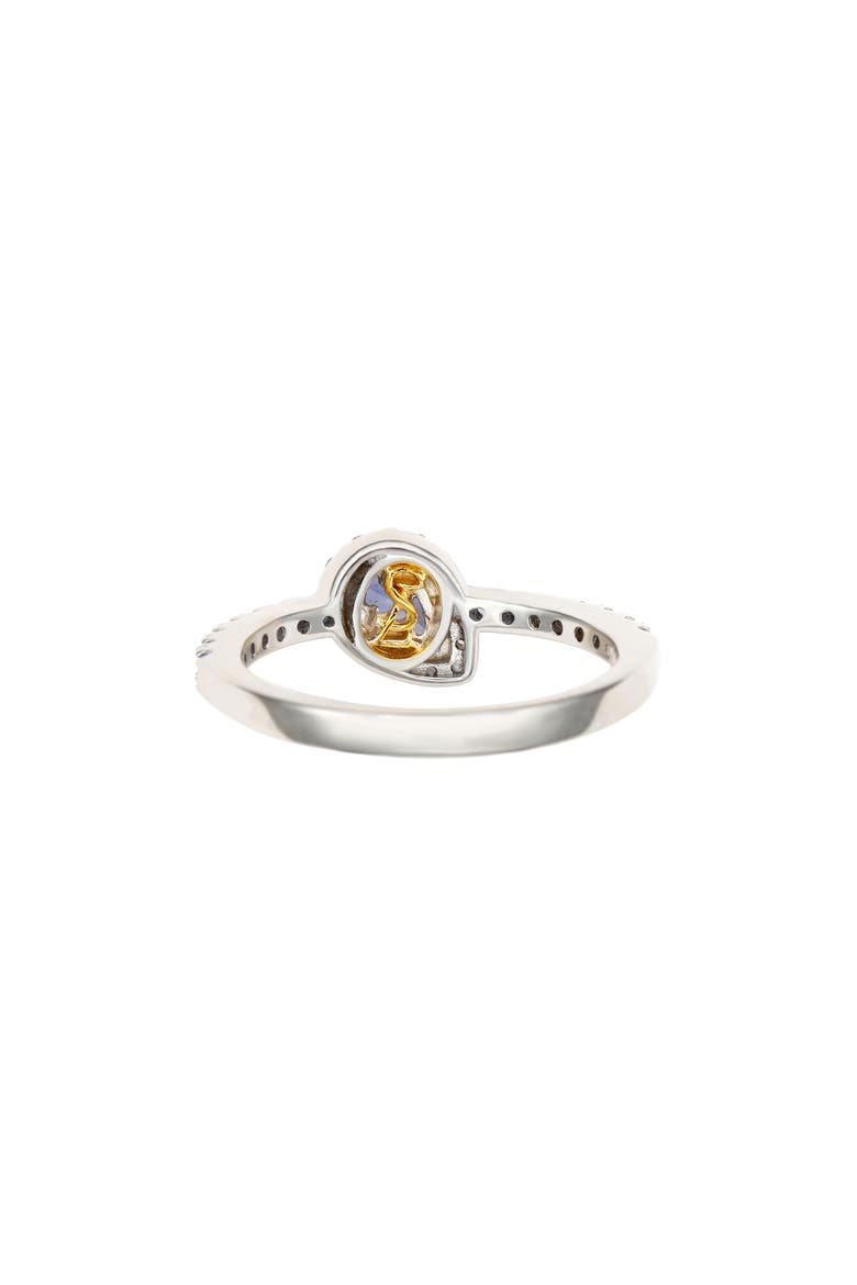 Pear Cut Blue Sapphire Band Ring, Alternate, color, BLUE/ GOLD