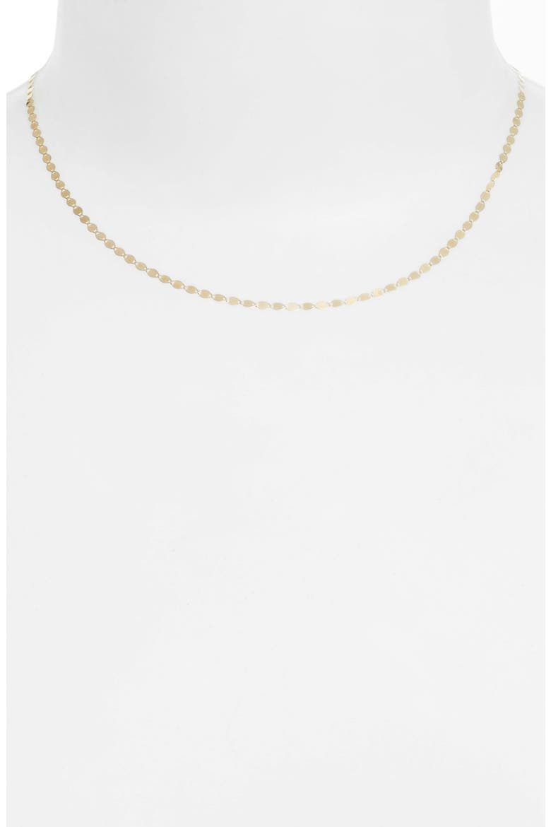 Petite Nude 14K Gold Chain Choker, Alternate, color, YELLOW GOLD