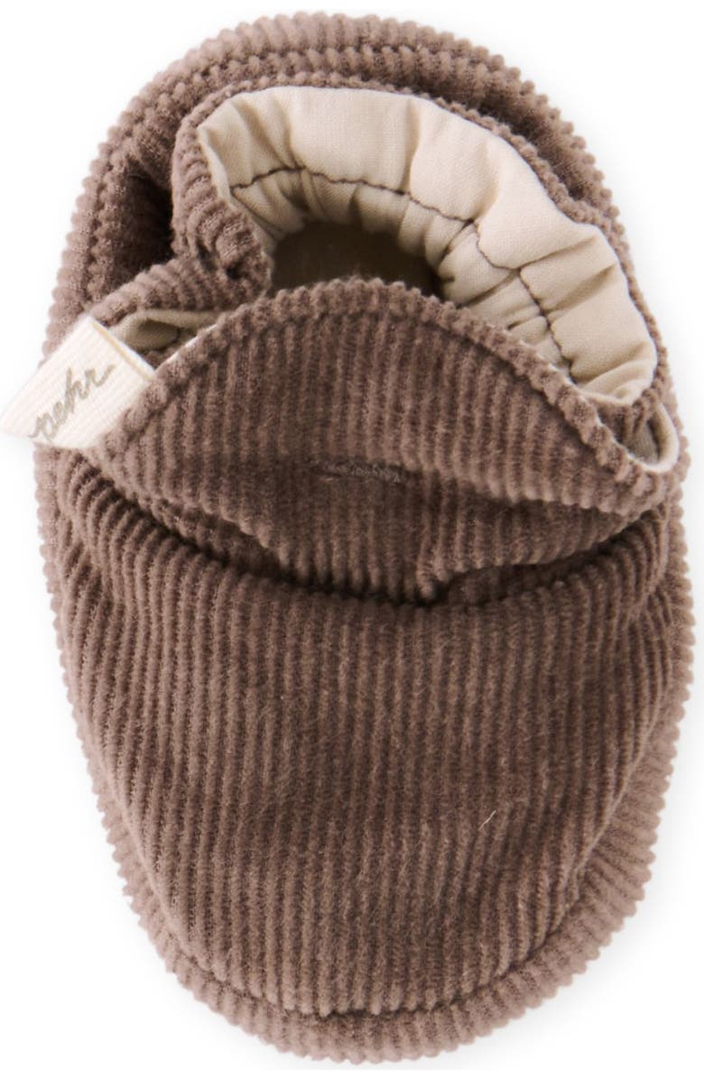 Pehr Organic Cotton Corduroy Bootie, Alternate, color, Portobello