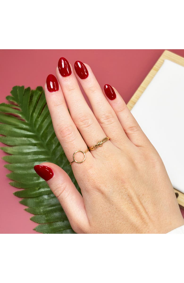 The Lovery Fine Jewelry Gold Knot Ring, Alternate, color, Yellow Gold