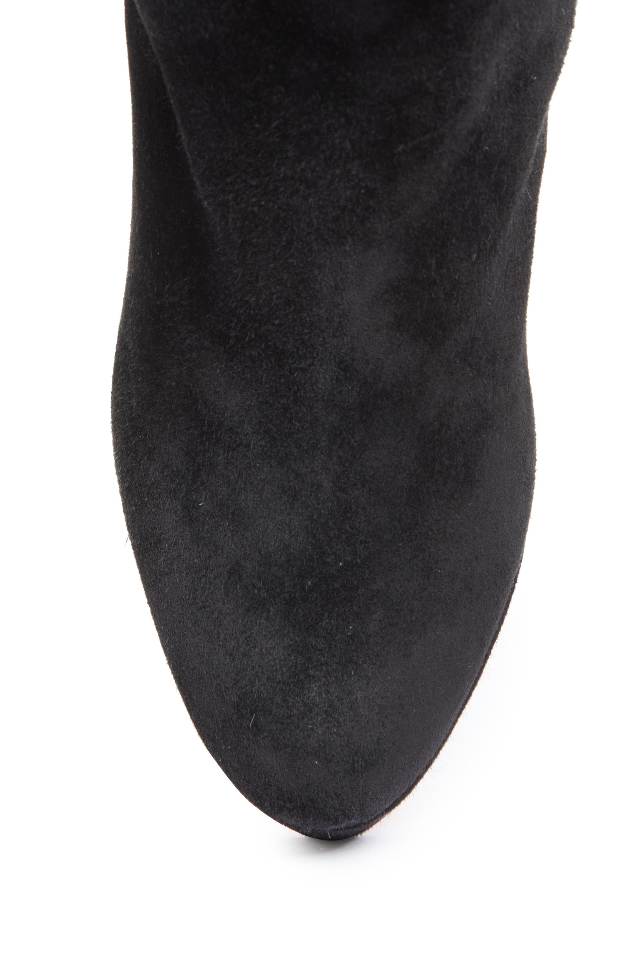 Christian Louboutin Loo Platform Bootie, Alternate, color, Black