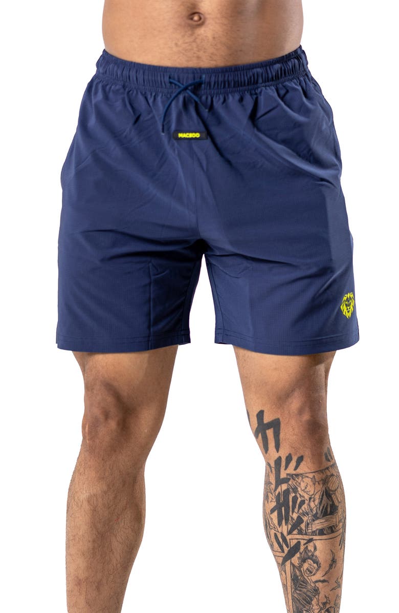 Maceoo Ripstop Athletic Shorts, Main, color, Blue