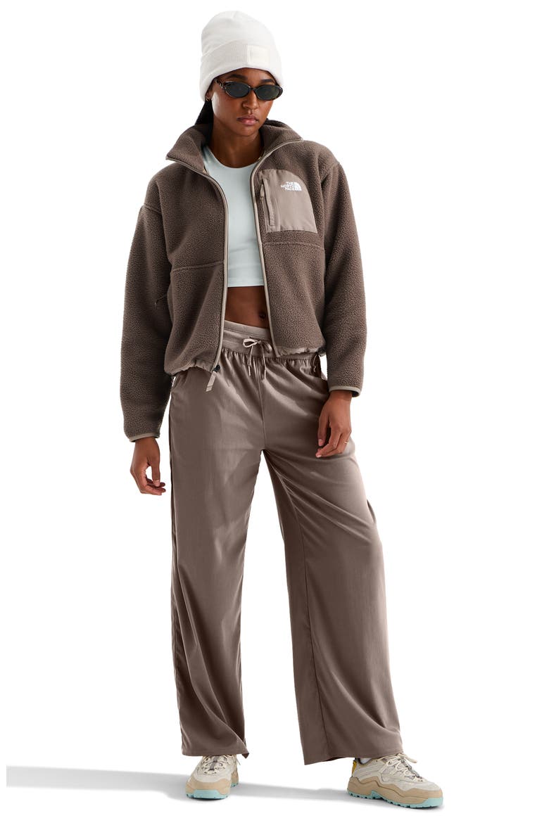 Yumiori Off Peak Full Zip Fleece Jacket, Alternate, color, SMOKEY BROWN GARNET