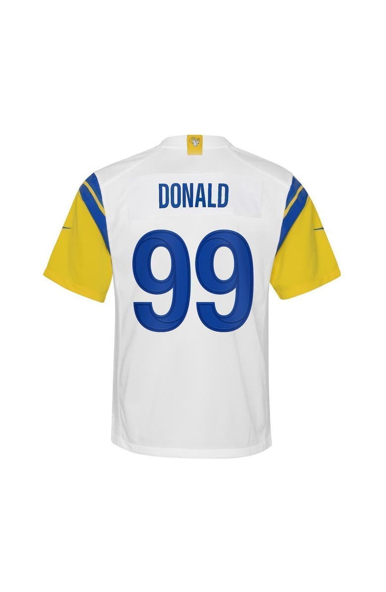 Nike Youth Nike Aaron Donald White Los Angeles Rams Alternate Game Jersey, Alternate, color, 