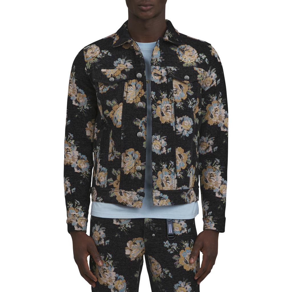 PRPS Prim Rose Jacquard Jacket in Black