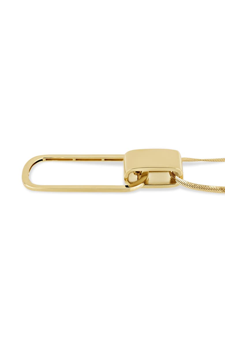 Bony Levy 14K Gold Link Pendant Necklace, Alternate, color, 14K Yellow Gold