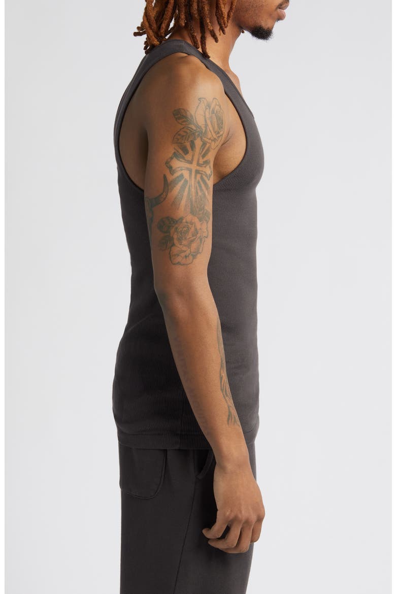 Malibu Cotton Rib Tank, Alternate, color, BLACK