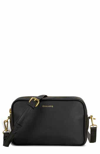 Double Zip Leather Camera Bag