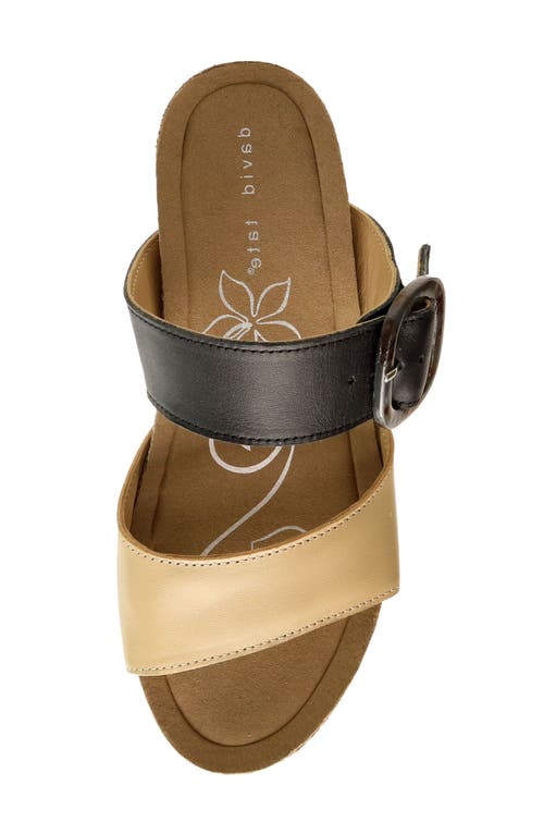DAVID TATE DAVID TATE FANTASY PLATFORM WEDGE SLIDE SANDAL
