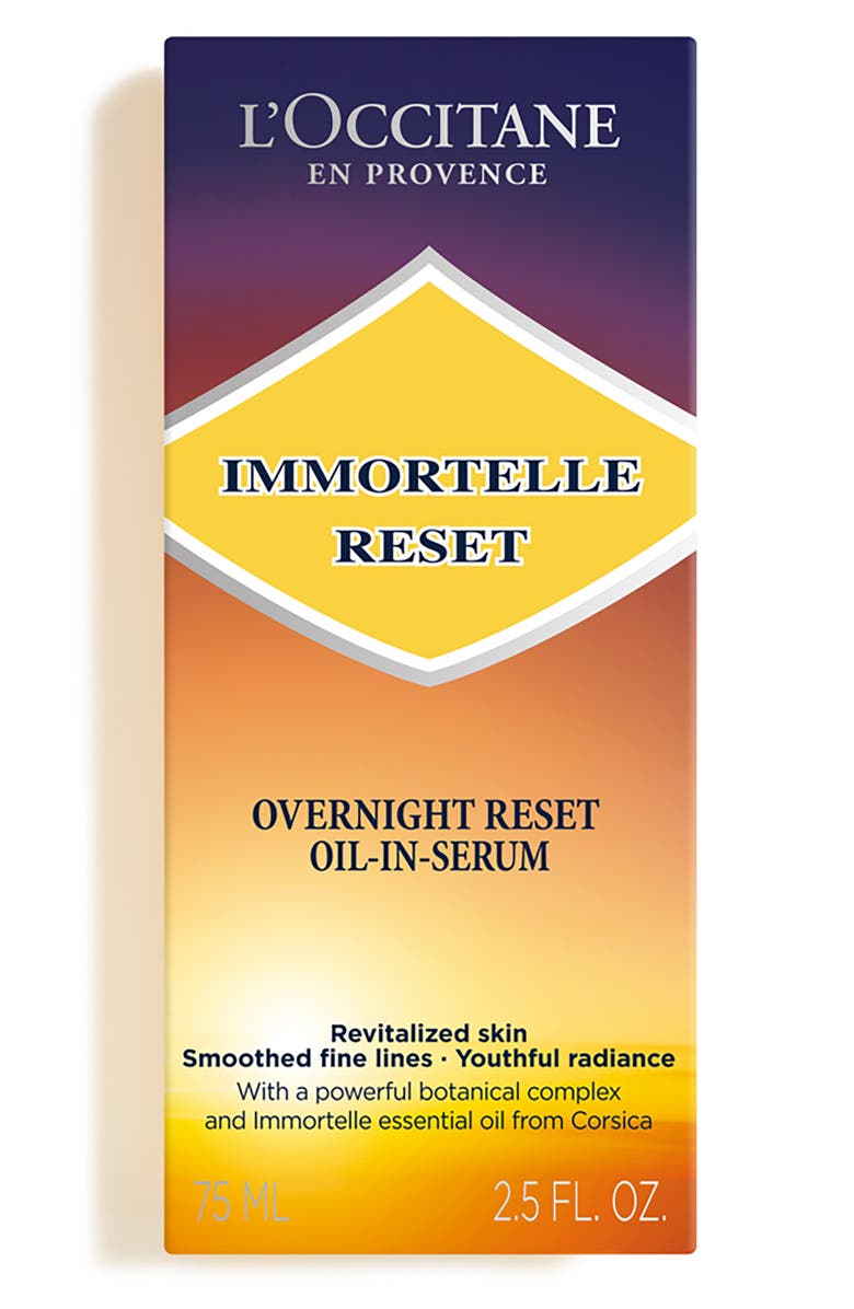 L'Occitane Jumbo Size Immortelle Overnight Reset Oil-in-Serum, Alternate, color, 